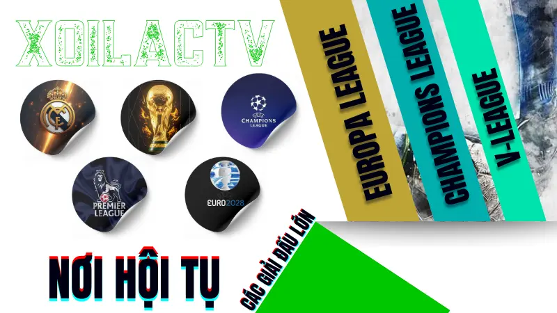 Trực tiếp bóng đá Ngoại Hạng Anh, La Liga, Serie A, Bundesliga
